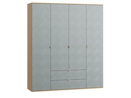 Распашной шкаф divanru Монблан-4 Fancy Mentol Oak 69990₽