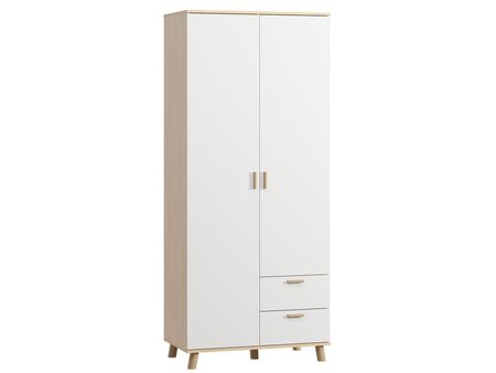 Распашной шкаф divanru Пронто-2-90-210 Plywood White 26990₽