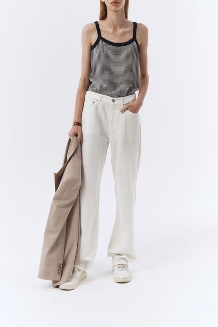 Хлопковая майка в полоску Dunst 2962₽