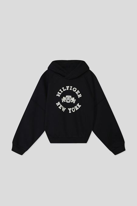 Хлопковое худи с принтом Tommy Hilfiger 3292₽