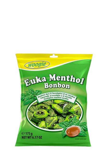 Карамель леденцовая с ароматом эвкалипта и ментола Woogie 275₽