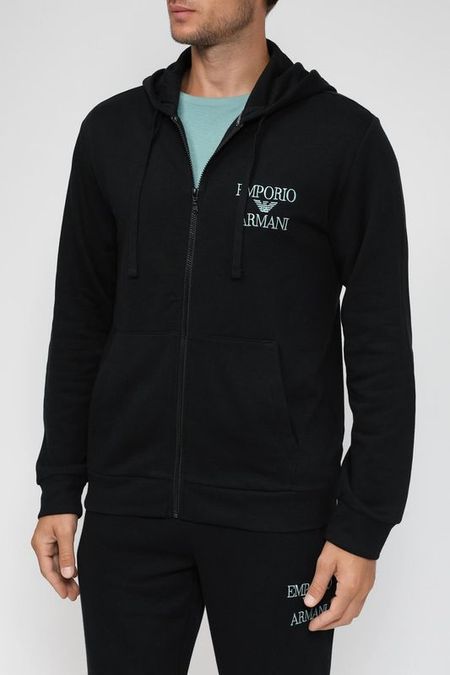 Толстовка на молнии с логотипом бренда EMPORIO ARMANI 8290₽