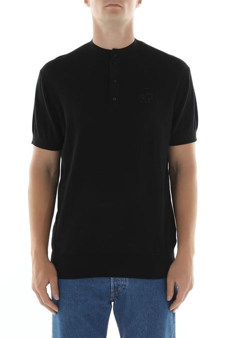 Футболка хлопковая вязаная Karl Lagerfeld 8617₽