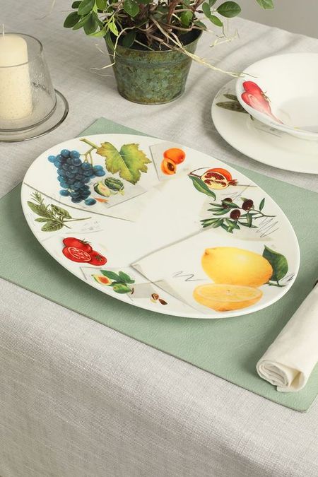 Блюдо сервировочное из фарфора Vegan COINCASA 5692₽