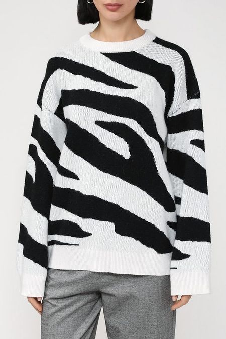 Свободный джемпер с узором BELUCCI 1342₽