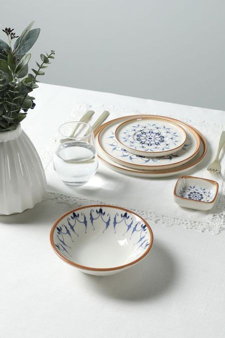 Салатник фарфоровый с принтом Reflect Pioli 667₽