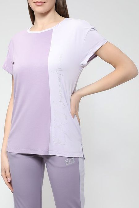 Футболка из вискозы Ea7 1990₽