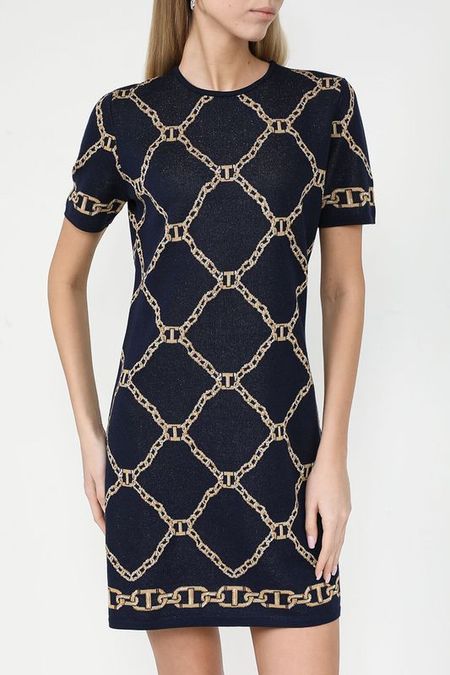 Платье трикотажное с принтом TWINSET 17110₽