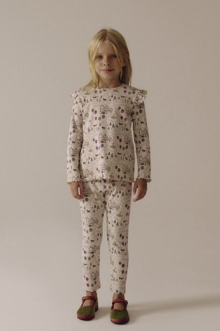 Легинсы хлопковые с принтом Artie 892₽