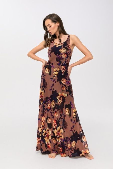 Туника-макси без рукавов с принтом MARC ANDRE 10990₽