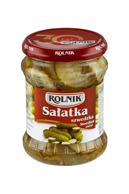 Салат шведский с нарезанными огурцами Rolnik