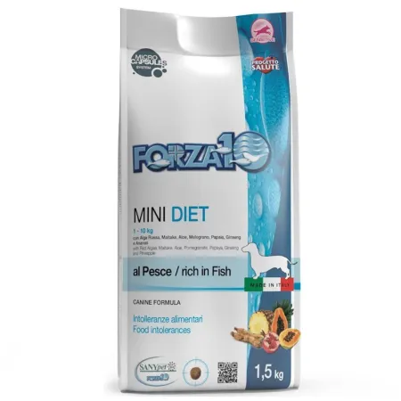 Forza10 Mini Diet сухой корм для взрослых собак мелких пород при аллергии из рыбы с микрокапсулами - 15 кг 1023₽
