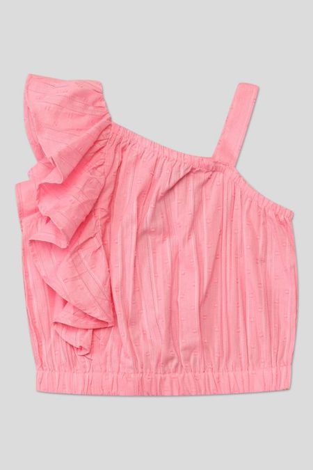 Хлопковый топ ассиметричного кроя OVS 645₽