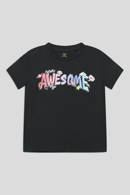 Футболка хлопковая с принтом OVS 375₽