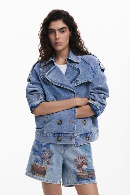 Куртка джинсовая с погонами Desigual 14692₽