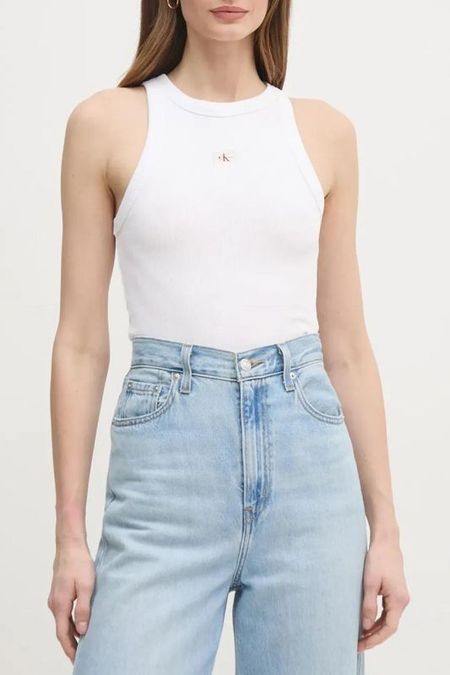 Топ хлопковый без рукавов Calvin Klein Jeans 2512₽
