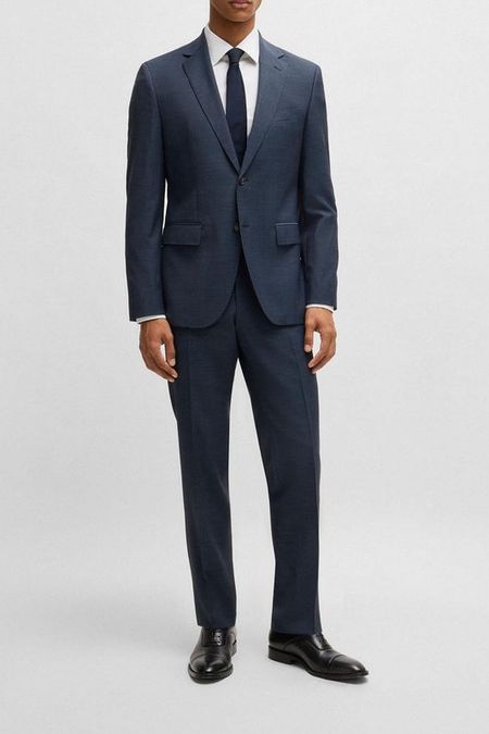 Костюм 2-ка из шерсти облегающего кроя BOSS 63270₽