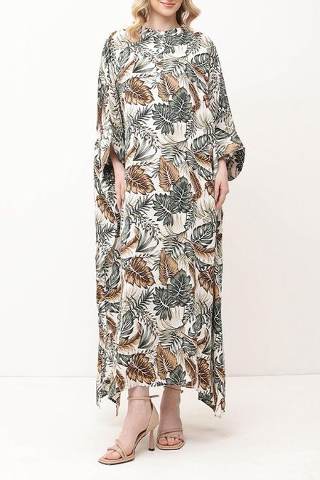 Платье-туника хлопковое с принтом FABRETTI 5590₽