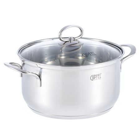Кастрюля из нержавеющей стали Gipfel Sofia 2318 20 см3 л 5990₽