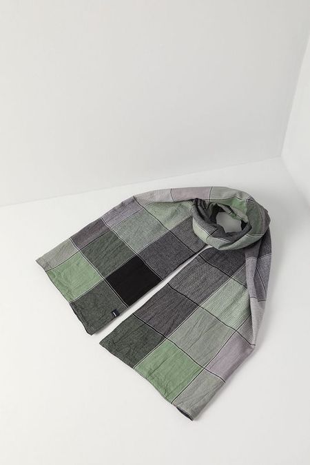 Хлопковый шарф в клетку LERROS 3700₽