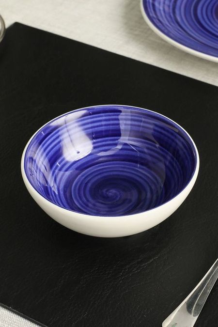 Салатник из керамики Blue Spirale COINCASA 667₽