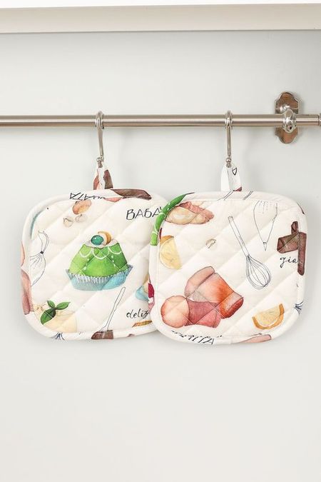 Набор из 2 прихваток с принтом Dessert COINCASA 742₽