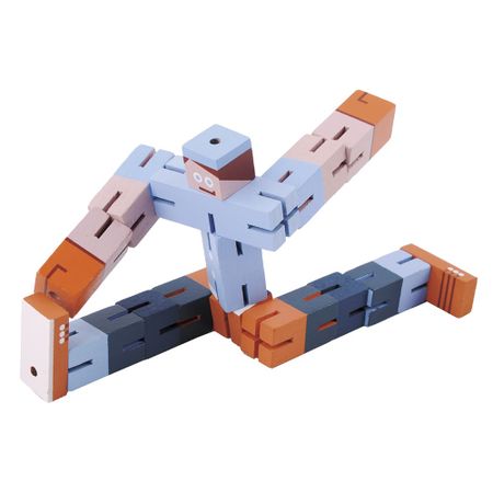 Разноцветный мальчик-кубик Fridolin синий оранжевый голубой 1250₽