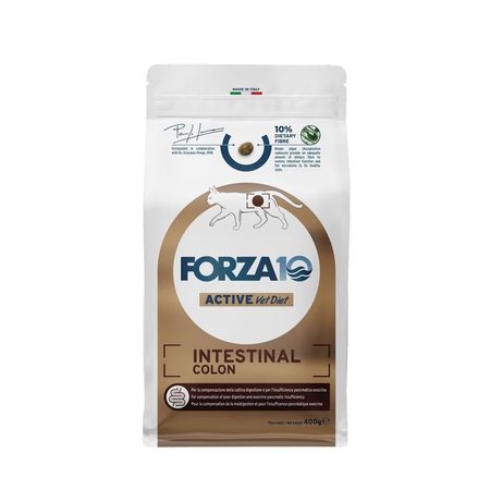 Forza10 Active Vetdiet Intestinal Colon Cat сухой корм для кошек при заболевании жкт с рыбой - 400 г 1474₽