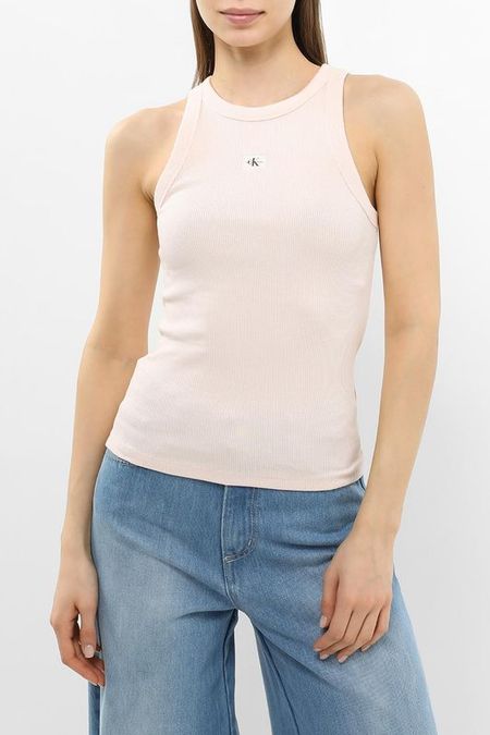 Топ хлопковый без рукавов Calvin Klein Jeans 3350₽
