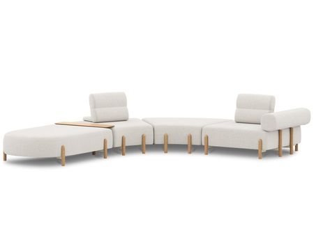 Диван модульный divanru Альди-5 Bucle White 315940₽