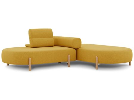 Диван модульный divanru Альди-2 Bucle Yellow 182970₽