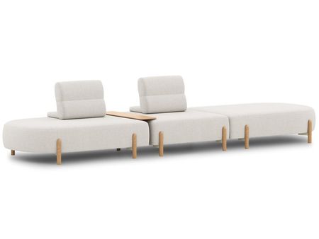 Диван модульный divanru Альди-3 Bucle White 238950₽