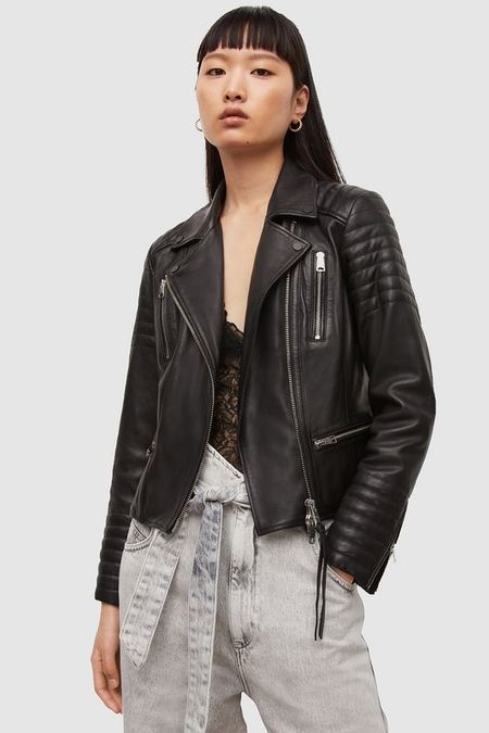 Кожаная куртка-косуха Allsaints 35992₽