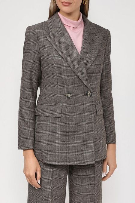 Пиджак в клетку приталенного кроя SABRINA SCALA 5842₽