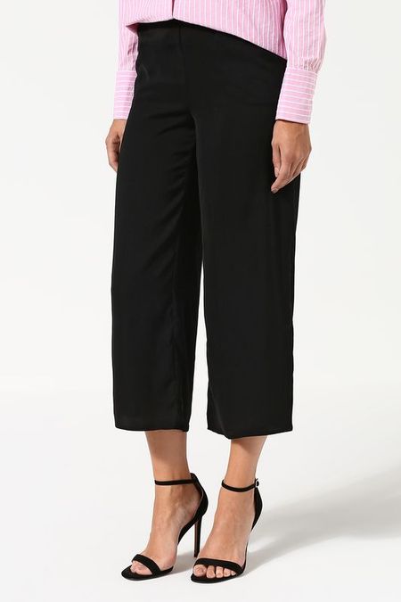 Широкие брюки с завышенной посадкой THE FIFTH