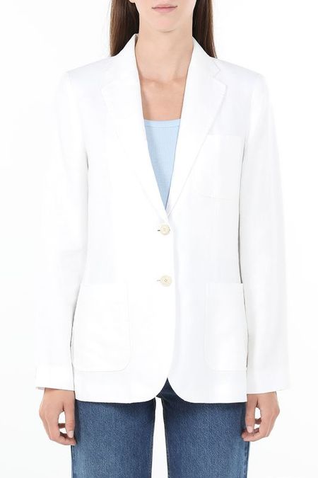 Пиджак льняной однобортный с карманами POLO RALPH LAUREN 37390₽