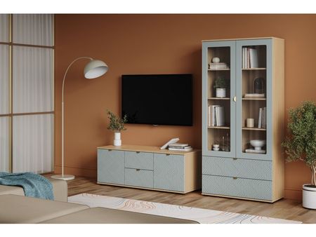 Модульная гостиная divanru Монблан-7 Fancy Mentol Oak 69980₽