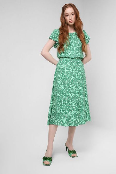 Юбка из вискозы с мелким принтом BELUCCI 1875₽