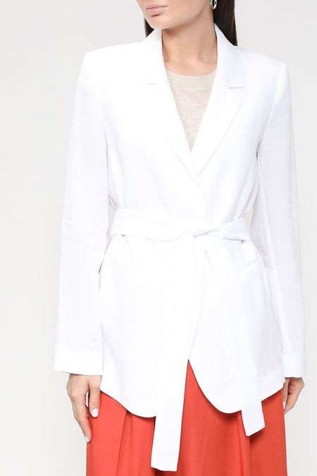 Льняной жакет на поясе Emme Marella 5602₽