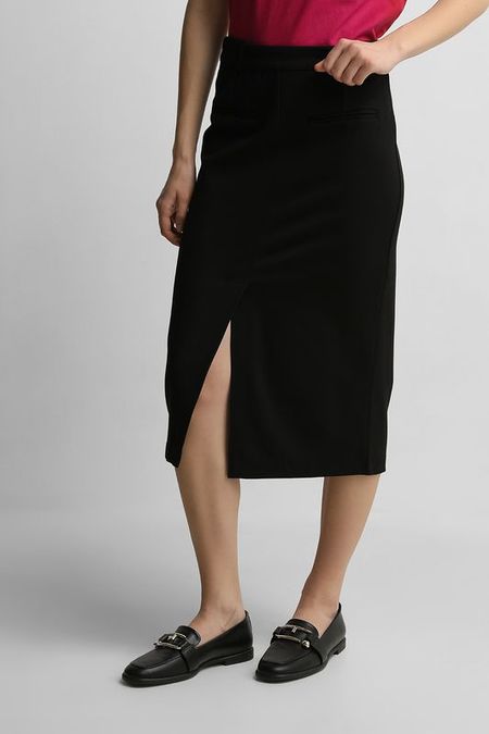 Юбка прямого кроя с разрезом OVS 1987₽