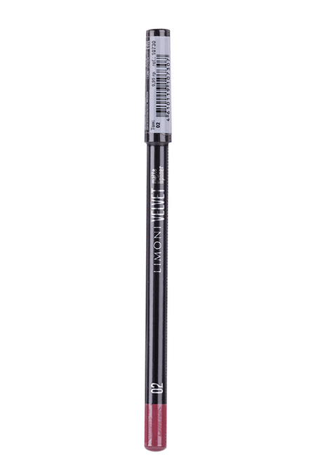 Карандаш д/губ LIMONI Velvet Matte Lipliner тон 02