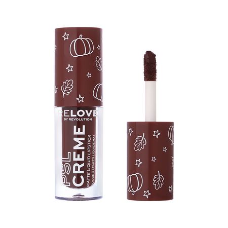 Помада для губ REVOLUTION RELOVE PUMPKIN SPICE PSL Creme жидкая матовая тон Espresso brown