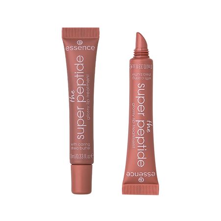 Бальзам для губ ESSENCE THE SUPER PEPTIDE ухаживающий c глянцевым финишем тон 03 Toffeetastic!
