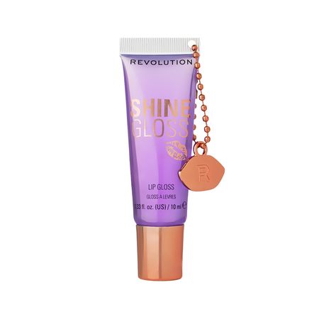 Блеск для губ REVOLUTION SHINE GLOSS с брелоком ультраглянцевый тон Purple gummy