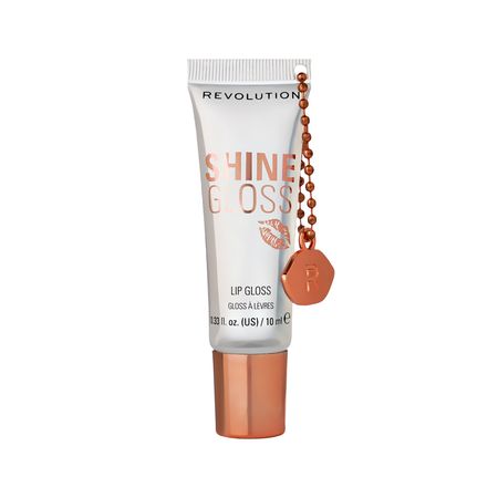Блеск для губ REVOLUTION SHINE GLOSS с брелоком ультраглянцевый тон Clear sugar