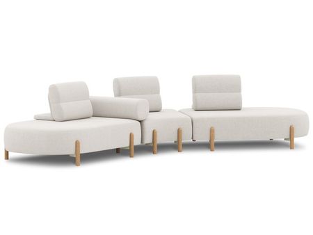 Диван модульный divanru Альди-4 Bucle White 266940₽