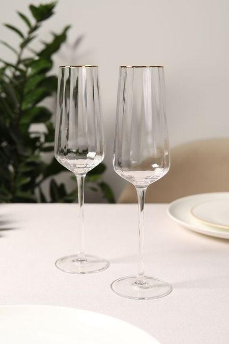 Набор из 2 бокалов для шампанского Gran Gal Pozzi Milano 1876 2692₽