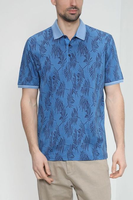 Хлопковое поло с коротким рукавом Ветви MARCO DI RADI 967₽