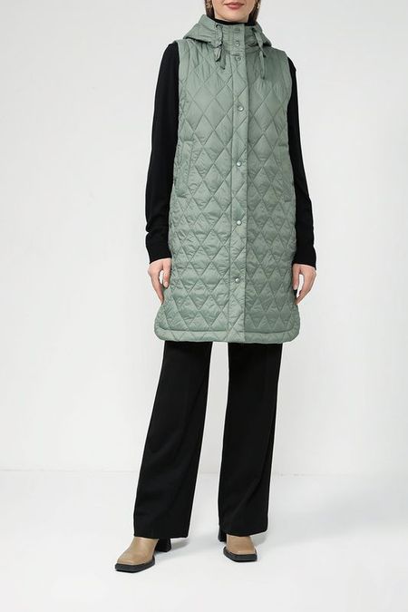 Стеганый утепленный жилет удлиненного кроя Auranna 4042₽