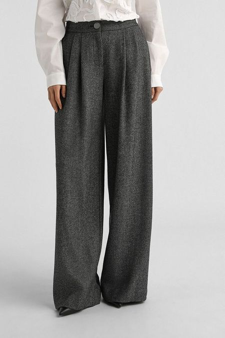 Брюки свободного кроя с защипами Exchange Armani 24742₽